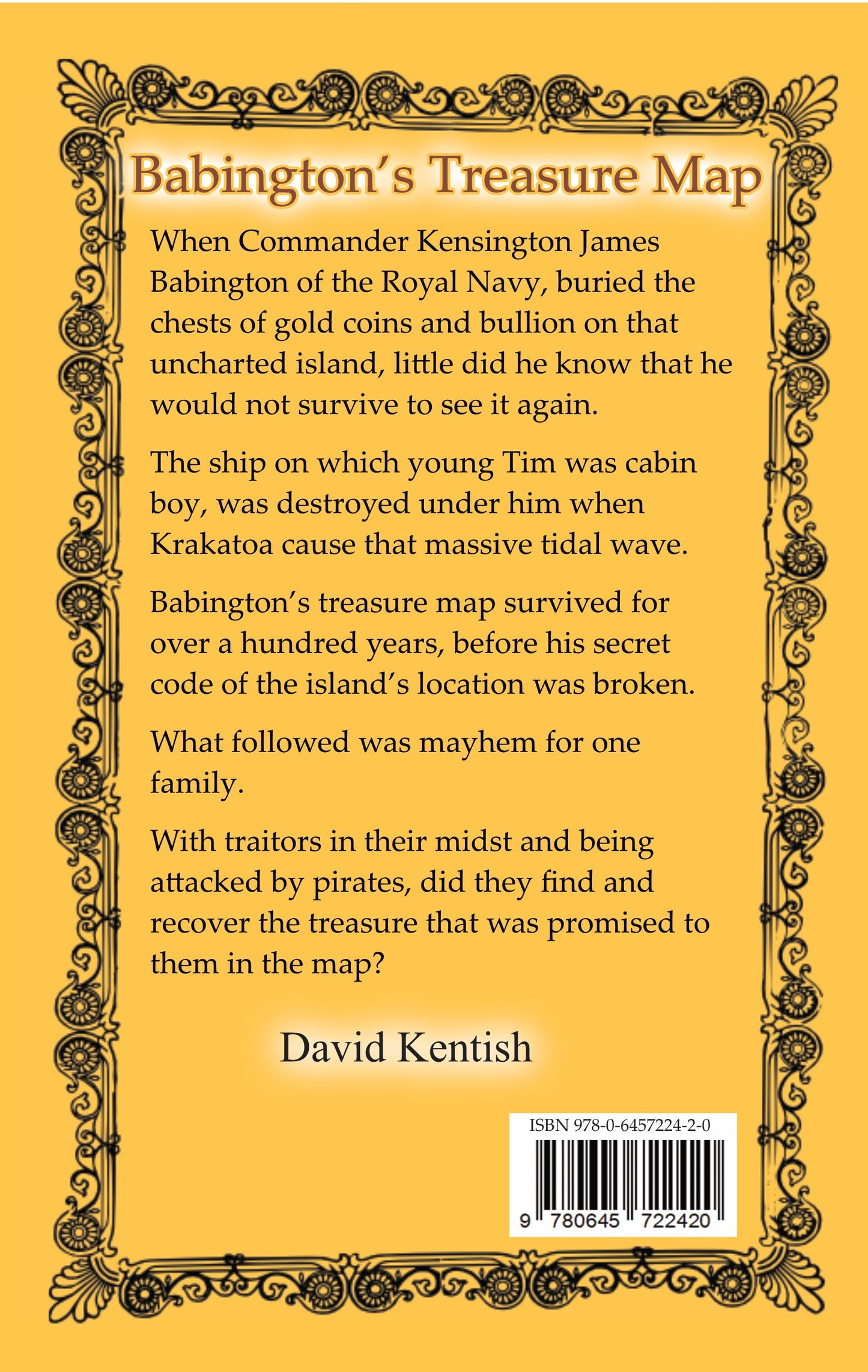 Babington's Treasure Map, David Kentish