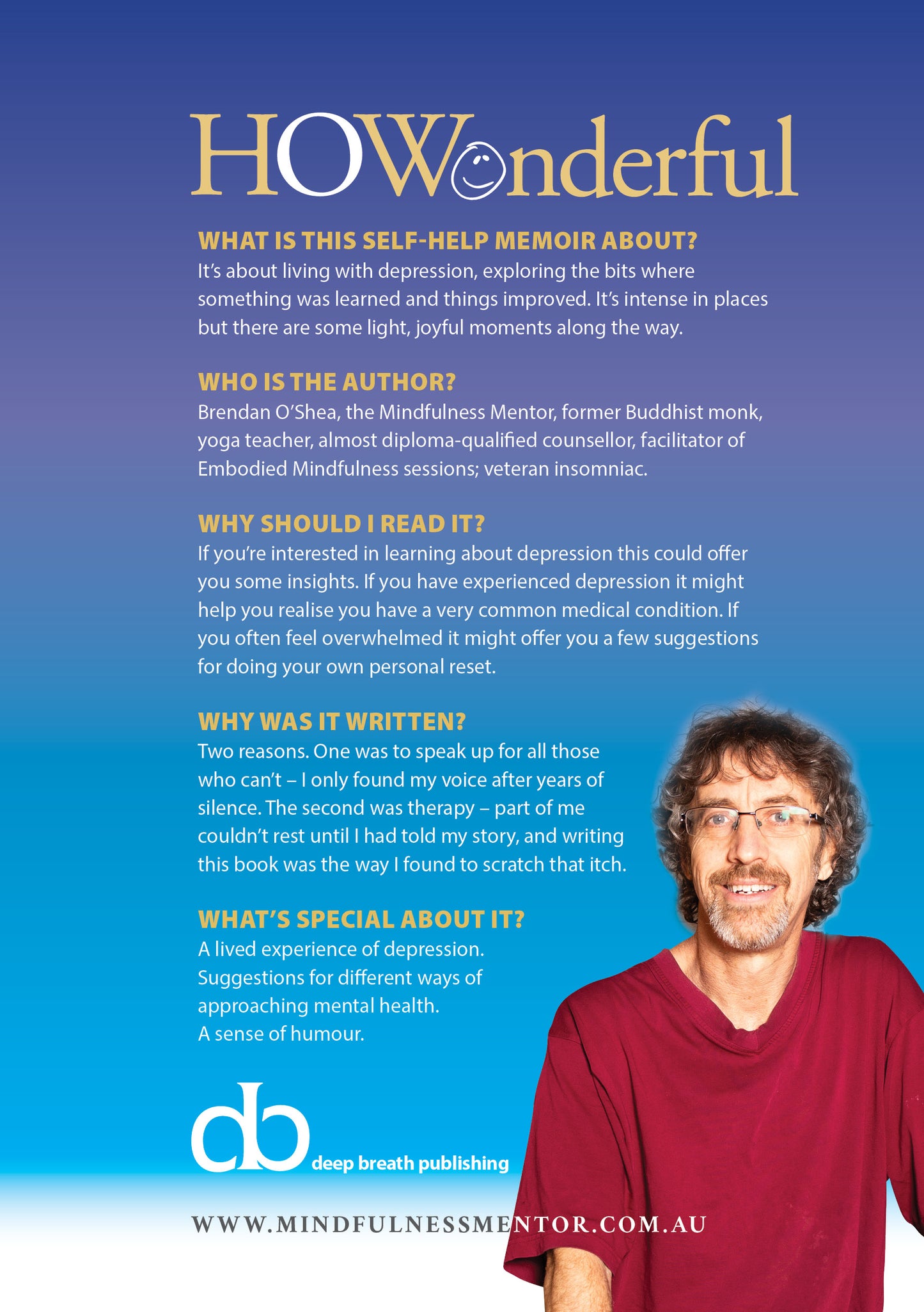 How Wonderful, Brendan O'Shea