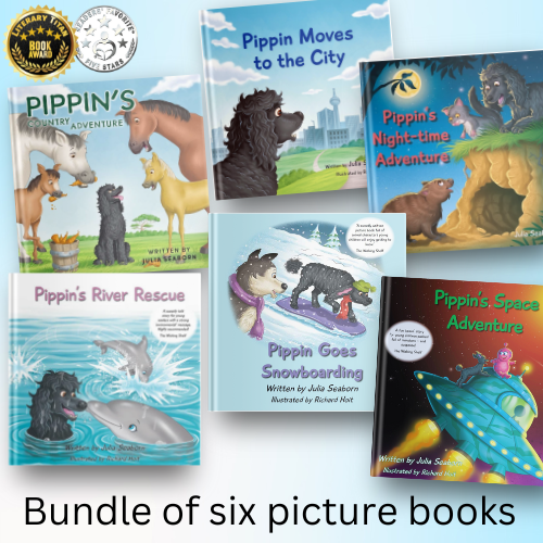 Bundle six books - A Poodle Called Pippin series, by Julia Seaborn