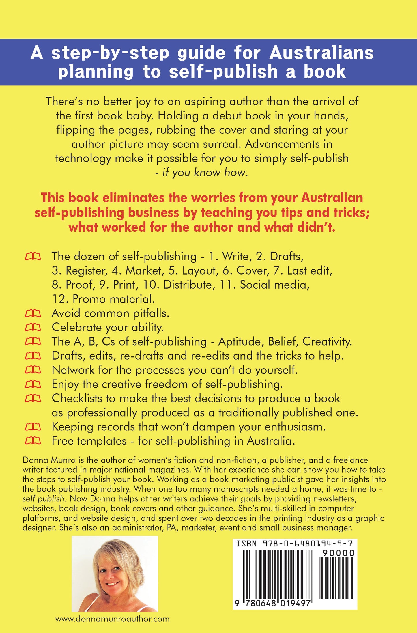 How to Self-Publish in Oz, Donna Munro