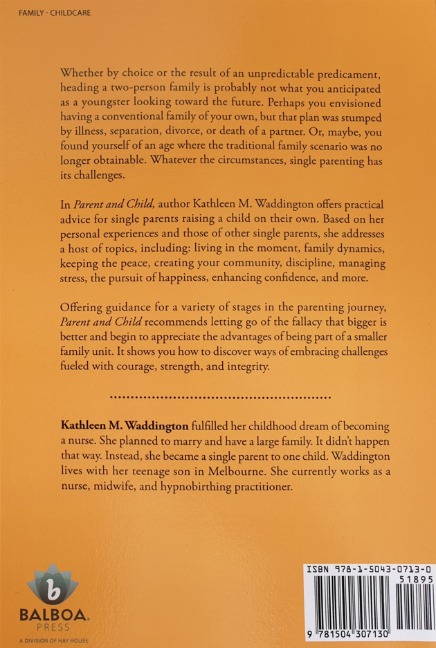 Parent and Child- the person family, by Kathy Waddington