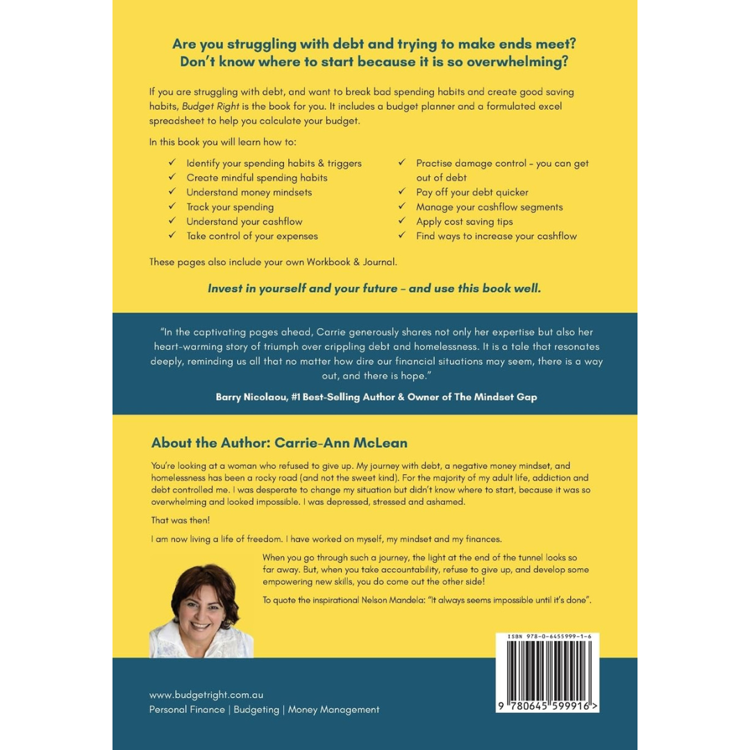 Budget Right, by Carrie-Ann McLean