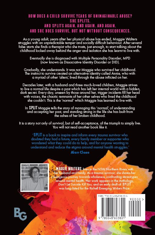 SPLIT a life shared: living with Multiple Personality Disorder, by Maggie Walters