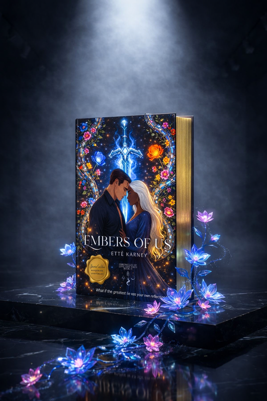 Embers of Us is Book 2: Pre-Order | Limited Masquerade Anniversary Gold and Glitter Special Edition, Ettè Karney